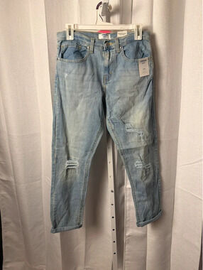 Denizen from Levi's Taper Fit Light Wash Jeans with Adjustable Waist Size 16